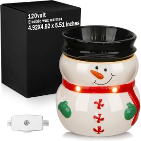 عيد الميلاد الشمع دفئا ثلج المعطرة الشمع الكهربائية تذوب دفئا عيد الميلاد الشتاء الشمع النفط شمعة تذويب الموقد لمكعبات العطر غرفة المعيشة المنزل الحمام هدايا الاسترخاء in Kuwait