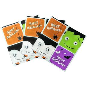 20 Pieces Skull Paper Guest Napkins disposable Halloween Skeleton Bathroom Napkins Smile Skull Guest Hand Towel Napkin for Horror Theme Party Supplies