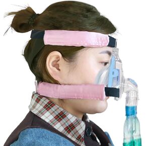 Satin CPAP Strap Covers CPAP Neck Pad Cushion Silky CPAP Headgear Strap Covers for Full Face Headgear Straps to Prevent CPAP Strap Marks on Your Skin