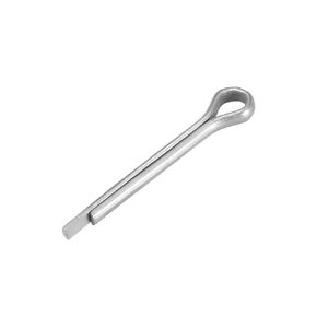 uxcell 2.5mm x 25mm Zinc-Plating Steel Spring Cotter Clip Pin R Shape Hardware Fastener Clip Key 50 Pcs