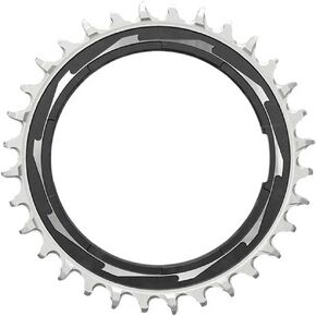 SRAM XX SL Eagle Transmission Thread Mount Powemeter Chainring Black/Silver, 32T, 0mm Offset/Super Boost