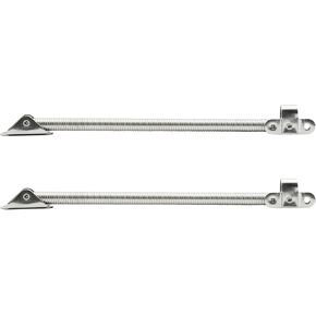 Vinland Marine 304 Stainless Steel Hatch Support Spring 8-2/5" & 10" w/Retaining Cable, Porthole Cabinet Spring Arm Boat Door Hatch Lid Support Boat Windshield Support Stay Adjuster Boat Tackle Hatch