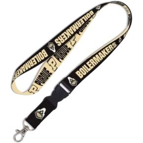 WinCraft NCAA Purdue University 48110013 Lanyard with Detachable Buckle, 3/4"