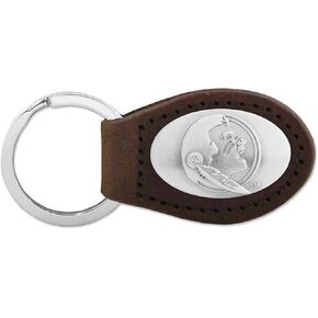 NCAA Florida State Seminoles Leather Concho Key Fob