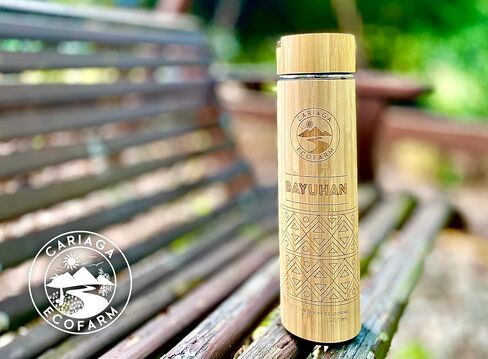 BAYUHAN Bamboo Water Bottle, Gift Items, Collectibles, Tea or coffee Bottle, Cold Drinks Bottle, Bamboo Tumbler, Removable Tea Infuser in Saudi Arabia