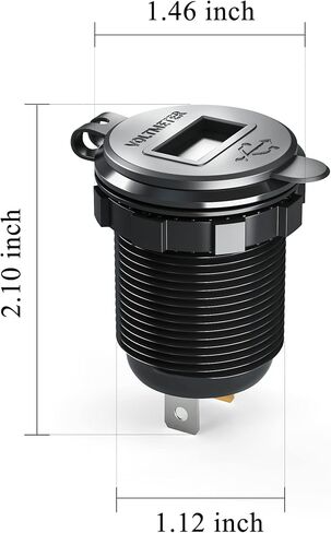 10L0L Golf Cart Charger Adapter,Dual Port USB Quick Charge 3.1,5A Fast Charging Charger Power Adapter for Golf Cart Club Car,EZGO and Yamaha (3.1 9-48V) in Saudi Arabia