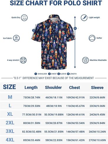 Mens Golf Polo Shirts Funny Hawaiian Golf Short Sleeve Print Shirts Quick-Dry Fit Performance Polo Shirts for Men in Saudi Arabia