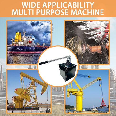 مضخة هيدروليكية أحادية الفعل 25 سم مكعب مضخة هيدروليكية يدوية، مضخة يدوية لخزان 2 Qrt 4350 رطل لكل بوصة مربعة، مضخة يدوية هيدروليكية تستخدم للأسطوانات الهيدروليكية أحادية الفعل in Kuwait