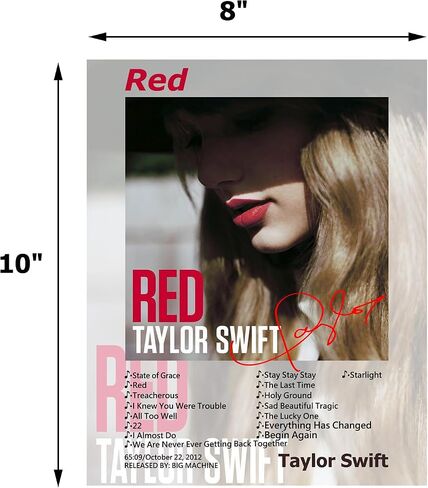 Album Cover Posters Taylor Music Posters For Room Prints for Bedroom Room Wall Decor (Unframed: 8x12inch-11pcs) in Saudi Arabia
