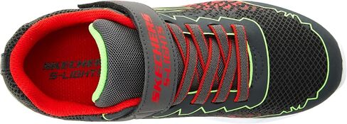 Skechers Boy's Vortex 2.0-ZORENTO Sneaker, Black/Yellow, 4.5 Wide Big Kid in Saudi Arabia