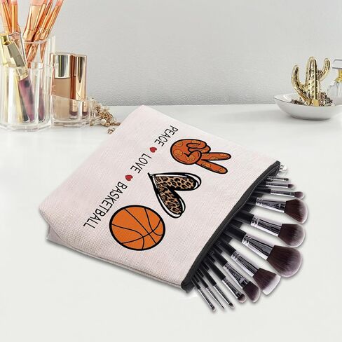 CEASQVAA Volleyball Inspirational Gifts for Women, Volleyball Stuff Gifts Makeup Cosmetic Bag for Women Volleyball Players Teams, Birthday Gifts for Her Travel Makeup Pouch in Kuwait