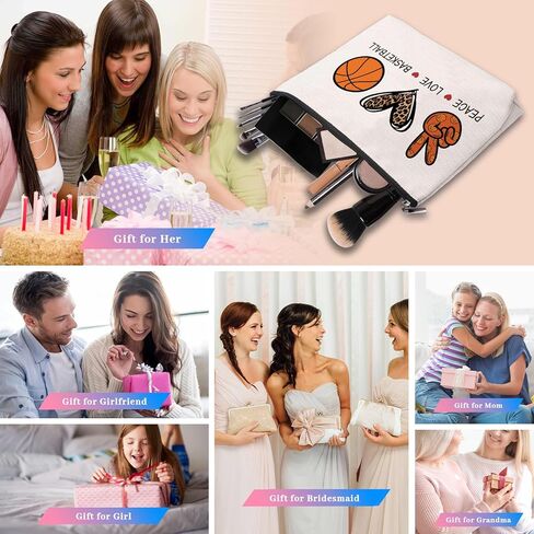 CEASQVAA Volleyball Inspirational Gifts for Women, Volleyball Stuff Gifts Makeup Cosmetic Bag for Women Volleyball Players Teams, Birthday Gifts for Her Travel Makeup Pouch in Kuwait