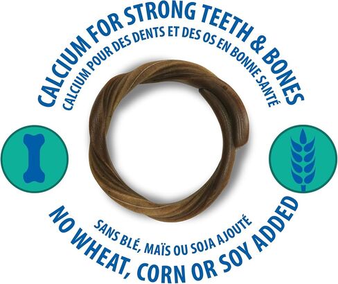 N-Bone Puppy Teething Rings Peanut Butter Flavor Dog Treat, 3 Count Bag, 3.6-oz in Kuwait