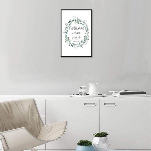 Salmo 91 En Español Para Pared Bible Verse Wall Art Scripture Framed Biblical Psalm 91 Canvas Painting Christian Prayer Room Office Living Room Decor Gifts Ready to Hang 8 * 12 Inch in Kuwait