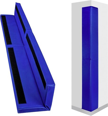 Wall Corner Guards & Edge Protector, Heavy Duty Wall Corner Protective Safety Padding, All-Weather 2 Sides Corner Pad for Gyms, Basketball Court, Playrooms, Garages,etc. (Black, 6FT Tall 6in Sides) in Kuwait