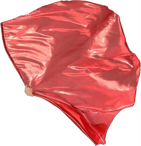 2pcs Worship Flags for Dance Church Praise Dance Flags for Worship Semicircle Angel Wing with Telescopic Rods Worship Banner (Yellow-Red) in Kuwait