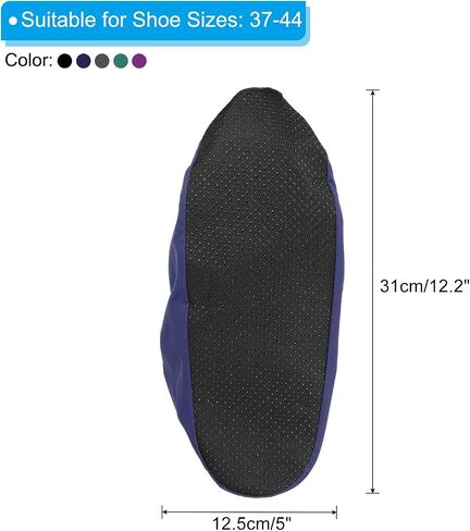 PATIKIL Shoe Covers, 5 Pairs Reusable Non Slip Shoe Covers Thickened Washable Boot Shoe Protector Cover for Indoors Household, Multicolored in Saudi Arabia