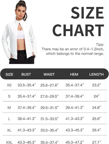 VUTRU Casual Jacket for Women Fleece Zip Up Jacket Tops Long Sleeve Fall Coat Trendy in Saudi Arabia
