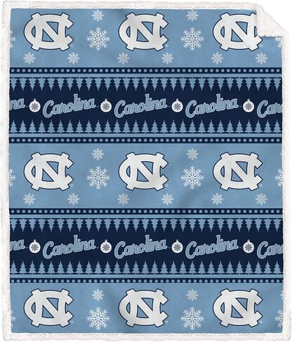 NCAA Wrap Sherpa Flannel Fleece Blanket in Kuwait