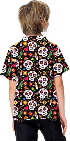 AOBUTE Kids Fourth of July Polo Shirt American Flag Golf Tee Shirts Short Sleeve Patriotic Outfits 3-14 Years in Kuwait