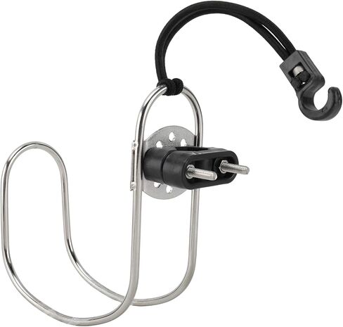 حامل حلقة عوامة النجاة لقوس حدوة الحصان مع حامل بلاستيكي - ستانلس ستيل (1) in Kuwait