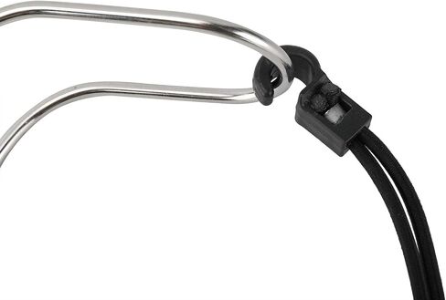 حامل حلقة عوامة النجاة لقوس حدوة الحصان مع حامل بلاستيكي - ستانلس ستيل (1) in Kuwait