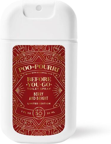 بخاخ جيب للعطلات من Poo-Pouri Before-You-Go، أصابع محمصة بالسكر، 1 أونصة سائلة - الفانيليا المتجمدة وجوز الهند والنعناع in Saudi Arabia