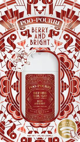بخاخ جيب للعطلات من Poo-Pouri Before-You-Go، أصابع محمصة بالسكر، 1 أونصة سائلة - الفانيليا المتجمدة وجوز الهند والنعناع in Saudi Arabia
