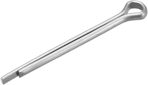 uxcell 2.5mm x 25mm Zinc-Plating Steel Spring Cotter Clip Pin R Shape Hardware Fastener Clip Key 50 Pcs in Saudi Arabia