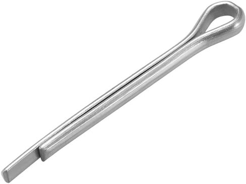 uxcell 2.5mm x 25mm Zinc-Plating Steel Spring Cotter Clip Pin R Shape Hardware Fastener Clip Key 50 Pcs in Saudi Arabia