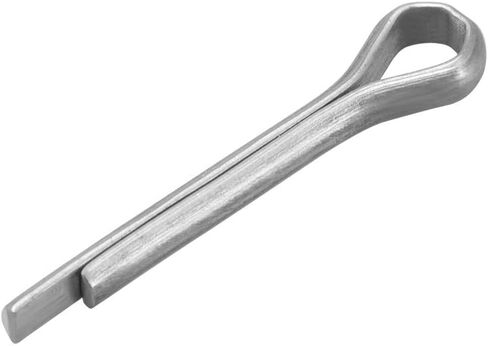 uxcell 2.5mm x 25mm Zinc-Plating Steel Spring Cotter Clip Pin R Shape Hardware Fastener Clip Key 50 Pcs in Saudi Arabia