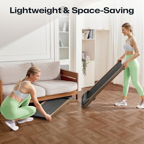 UREVO Under Desk Treadmill, Walking Pad for Home/Office, Portable Walking Treadmill 2.25HP, Walking Jogging Machine with 265 lbs Weight Capacity Remote Control LED Display in Kuwait