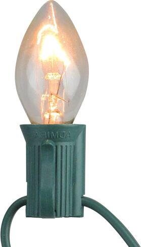 Iconikal 5-Watt C7 Night Light Candelabra Bulbs, Clear, 24-Count for Lamps Nightlights Lanterns String Lights in Saudi Arabia