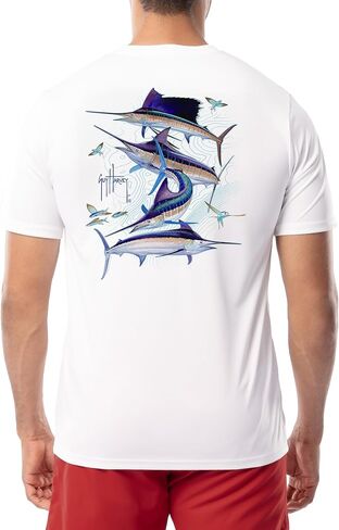 Guy Harvey Men's Short Sleeve Performance T-Shirt with UPF 30+ Sun Protection in Kuwait