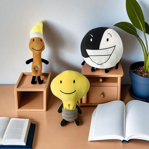 Inanimate Insanity Series Plush Toys,Cute Fruits Stuffed Plush Kids Gift, Soft Stuffed Animal Pillow Fun and Cute Plush Toy, Great for Game Fans (Light) in Saudi Arabia