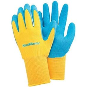MAGID DAZ516T HandMaster Dazzle Rubber Coated Glove, Medium (6 Pair)