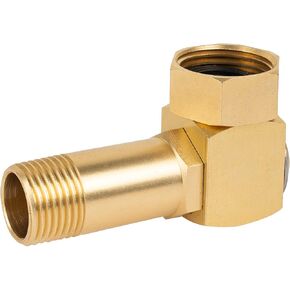 Hourleey Garden Hose Adapter, Brass Replacement Part Swivel, Hose Reel Parts Fittings