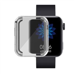 Compatible with Xiaomi Mi Watch Screen Protector Case Soft TPU HD Clear Ultra-Thin Cover Anti-Scratch Lightweight Bumper Scratch Resistant Protective Case Shell for Xiaomi Mi Watch