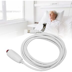 SUNGOOYUE Nurse Call Cable, USB Plug Replacement Push Cord with Clip for Nurse Station 9.8ft Long