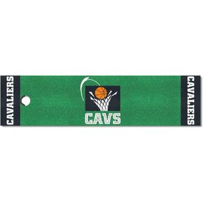 FANMATS 35260 NBA Retro Cleveland Cavaliers Putting Green Mat - 1.5ft. x 6ft.
