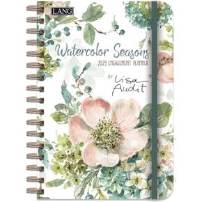 LANG Watercolor Seasons 2025 Spiral Engagement Planner (25991011110)
