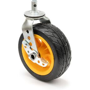 Rock-N-Roller Ground Glider Caster with Brake 8" x 3" 2-Pack for R12 & R18RT Multi-Carts