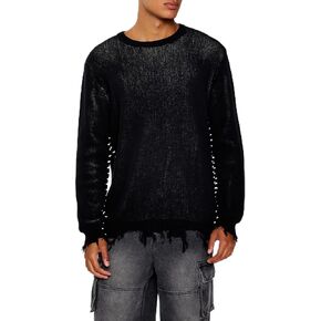 Forever 21 Men's Whipstitched Sharkbite Sweater