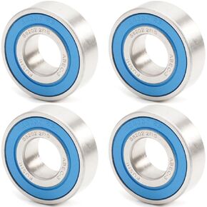 S6202RS Bearing 15x35x11mm 440C Stainless Steel S6202-2RS Stainless Steel Ball Bearings ABEC-3 Rubber Sealed Pick of 4PC