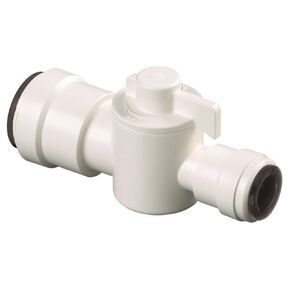 Watts 3555-1006 P-671 Quick Connect Straight Stop Valve, 1/4 In. CTS X 1/2 In. QC, 1/2-Inch CTS x 1/4-Inch CTS