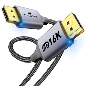 HDMI to DisplayPort Cable 6FT (4K@60Hz,1080P@120Hz) Uni-Directional HDMI to Display Port Adapter Active HDMI (Source) to DP (Monitor) cord Compatible PC, Graphics Card, Laptops, PS5