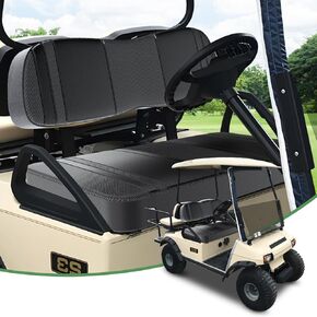 T TGBROS Golf Cart Seat Covers Fit for Yamaha G2 G9 G16 G19 G22 OEM Ordinary Seat Cushion Golf Cart Front Seat Cover Kit Waterproof Vinyl Leather Breathable Anti-Scratch No Need Gun Nails