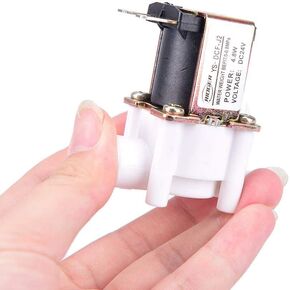 DC 24V Solenoid Valve Magnetic N/C Water Air Inlet Flow Switch N/C 1/4"