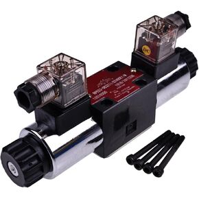 HOLDWELL 24V Directional Solenoid Valve 153334 compatible with Skyjack Scissor Lift SJIII 3215 SJIII 3219 SJIII 3220 SJIII 3226 SJIII 4620 SJIII 4626 SJIII 4632 3-Position 4-Way