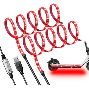 Scooter Lights for Night Riding, Electric Scooter Led Strip Lights for Scooter Lights Bicycle Skateboard